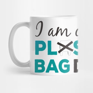 Anti Plastic Bag Environmental Campaign T-Shirt Mug